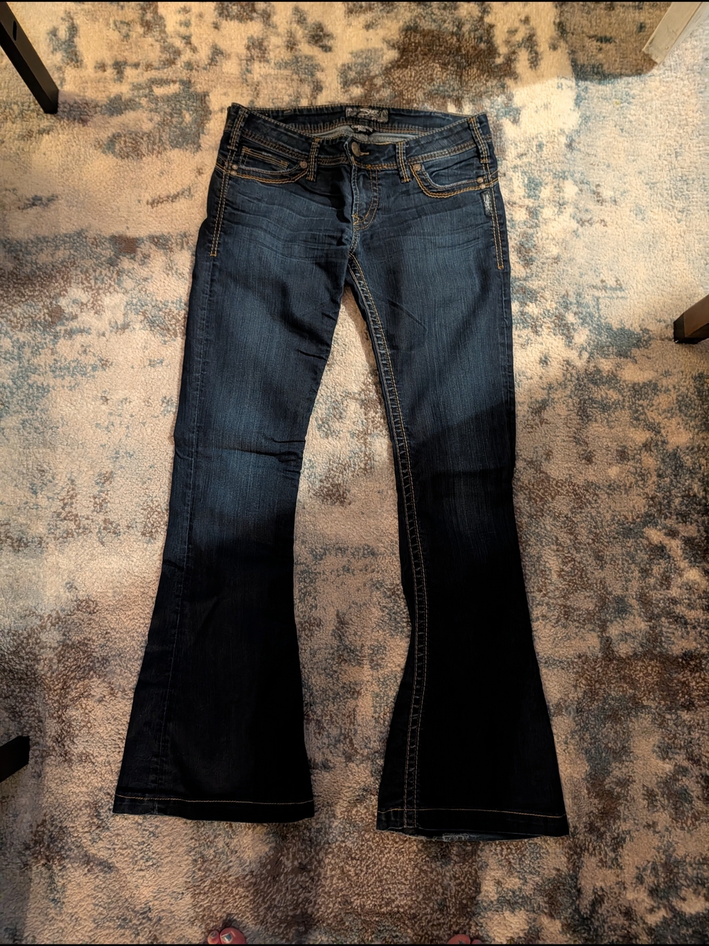 Silver Jeans Dark Blue Flare Jeans